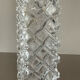 Vintage vase in molded glass and glass paste