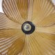 Vintage floral rattan pendant light