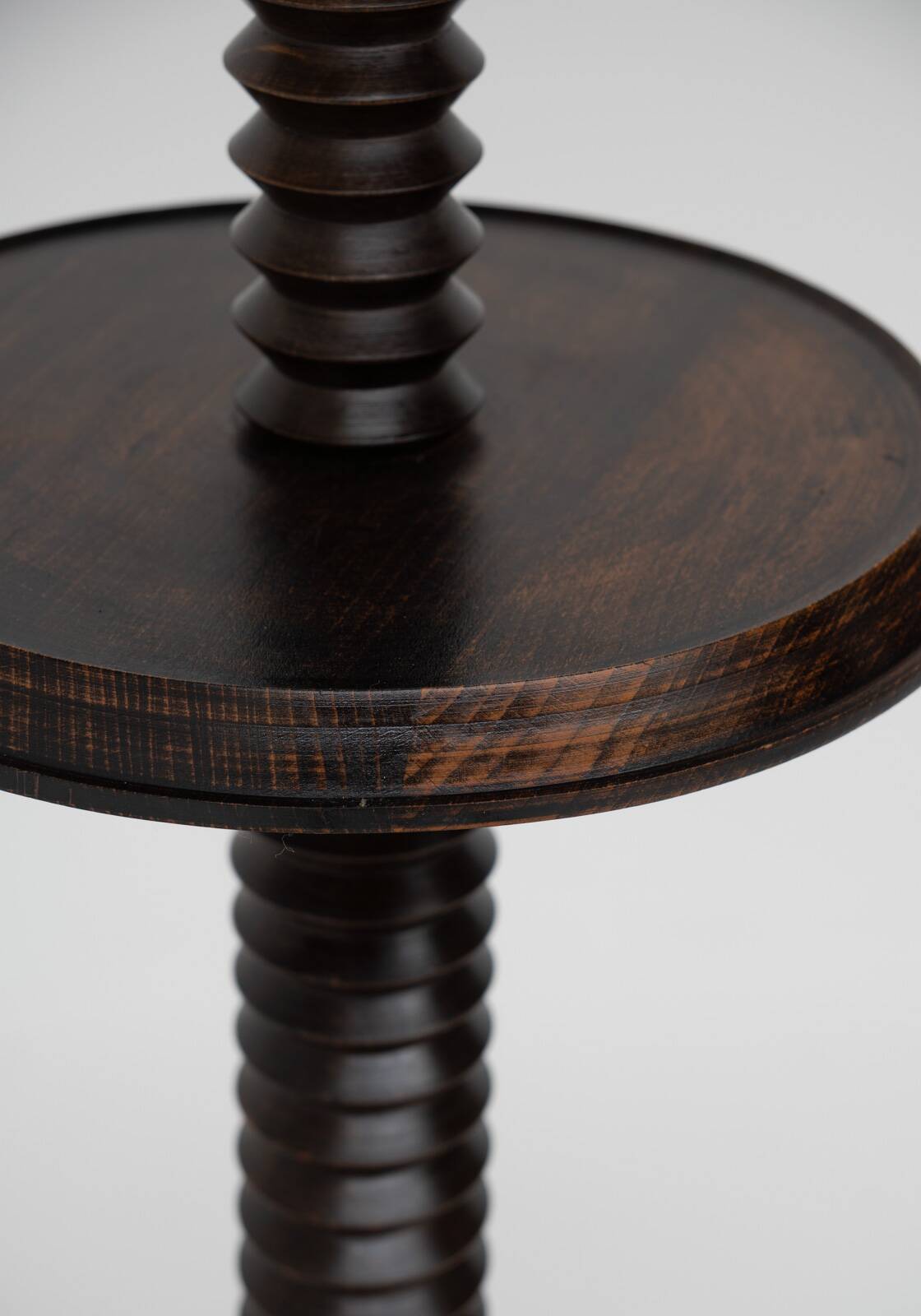 French Turned Floor Lamp, 1950s, France