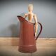 Broc pitcher enamelled brown