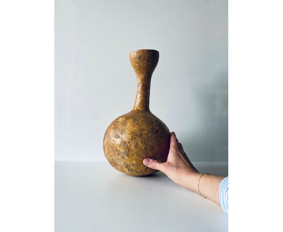 African calebasse, ancient natural vase | Selency