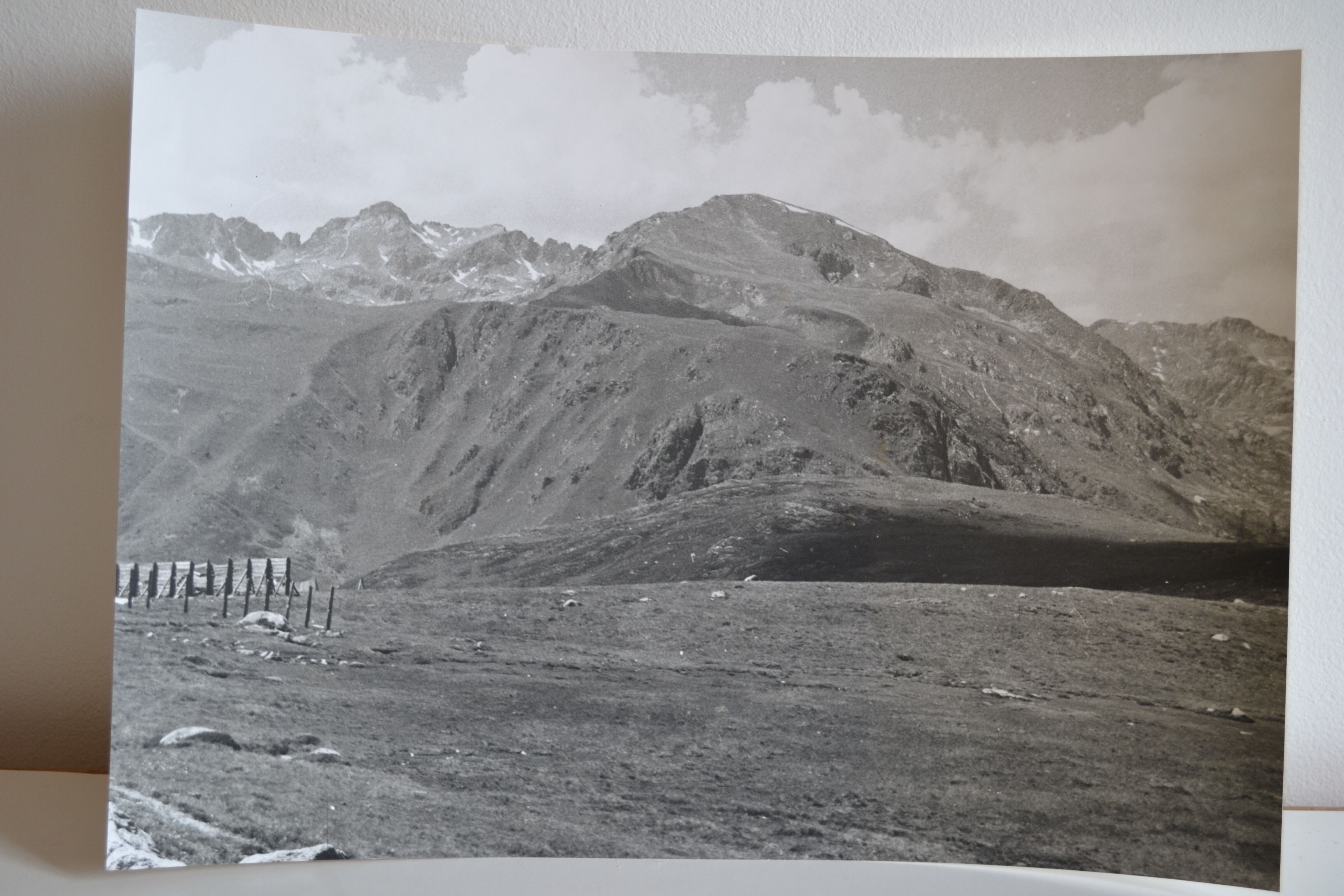 Anonymous silver photo mountains circa 1970