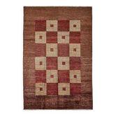 Tapis Oushak en laine noué à la main turc 183 cm x 268 cm
