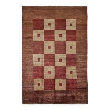 Turkish Handknotted Wool Oushak Rug 183 cm x 268 cm