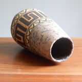 Strehla German ceramic vase from the 60s