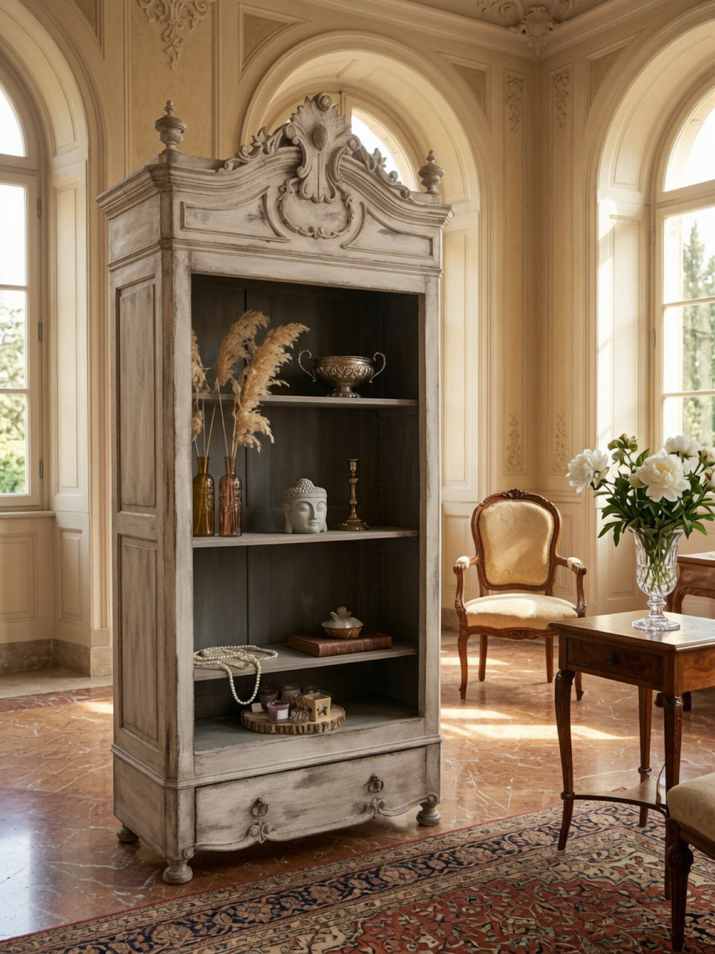 Patinated Tuscan-style bonnetière