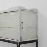 Art Deco display cabinet on legs, can also be hung