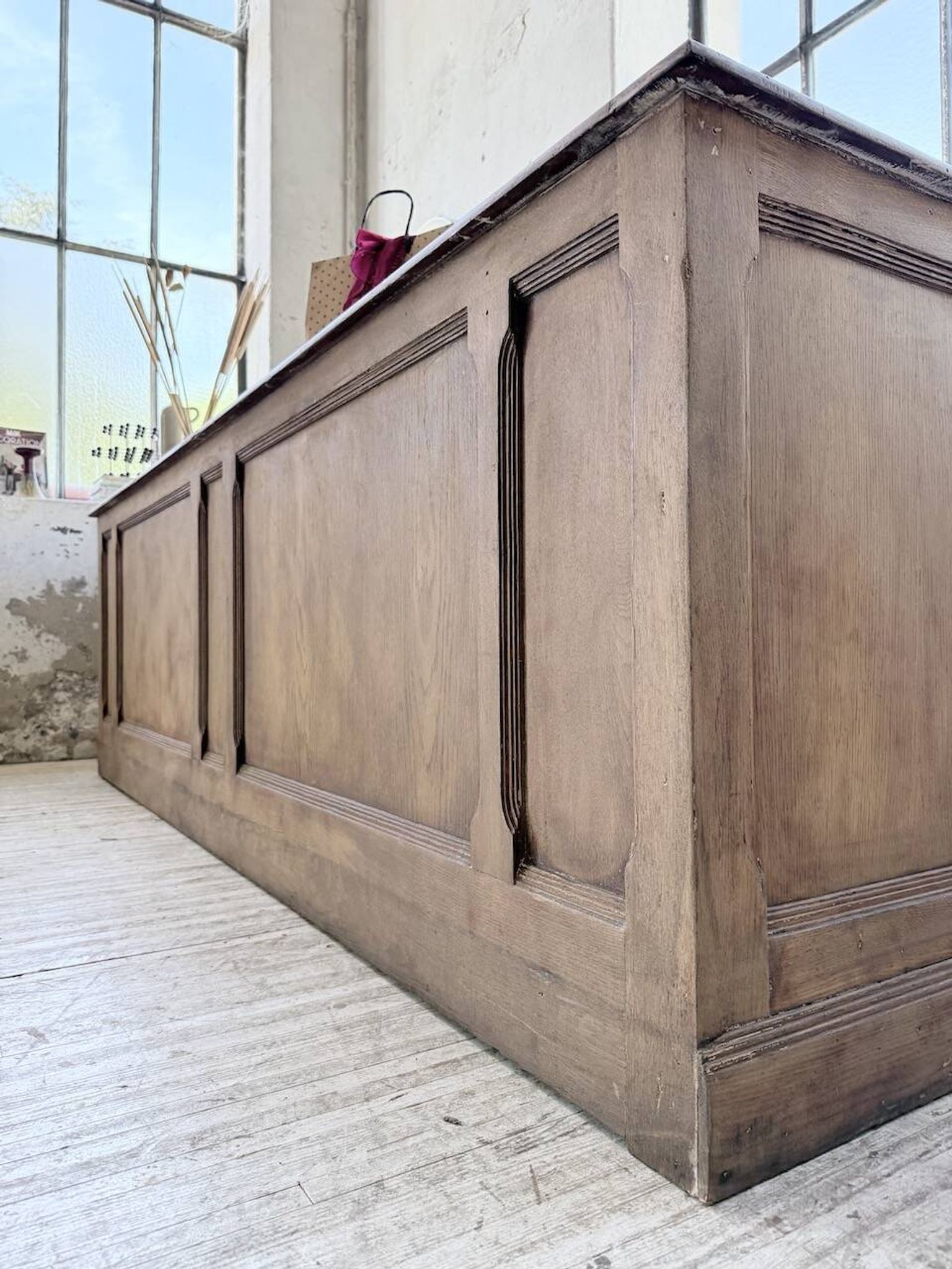 Oak workbench 250 cm XL 1950