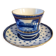 Cobalt blue tea cup Lomonosov LFZ