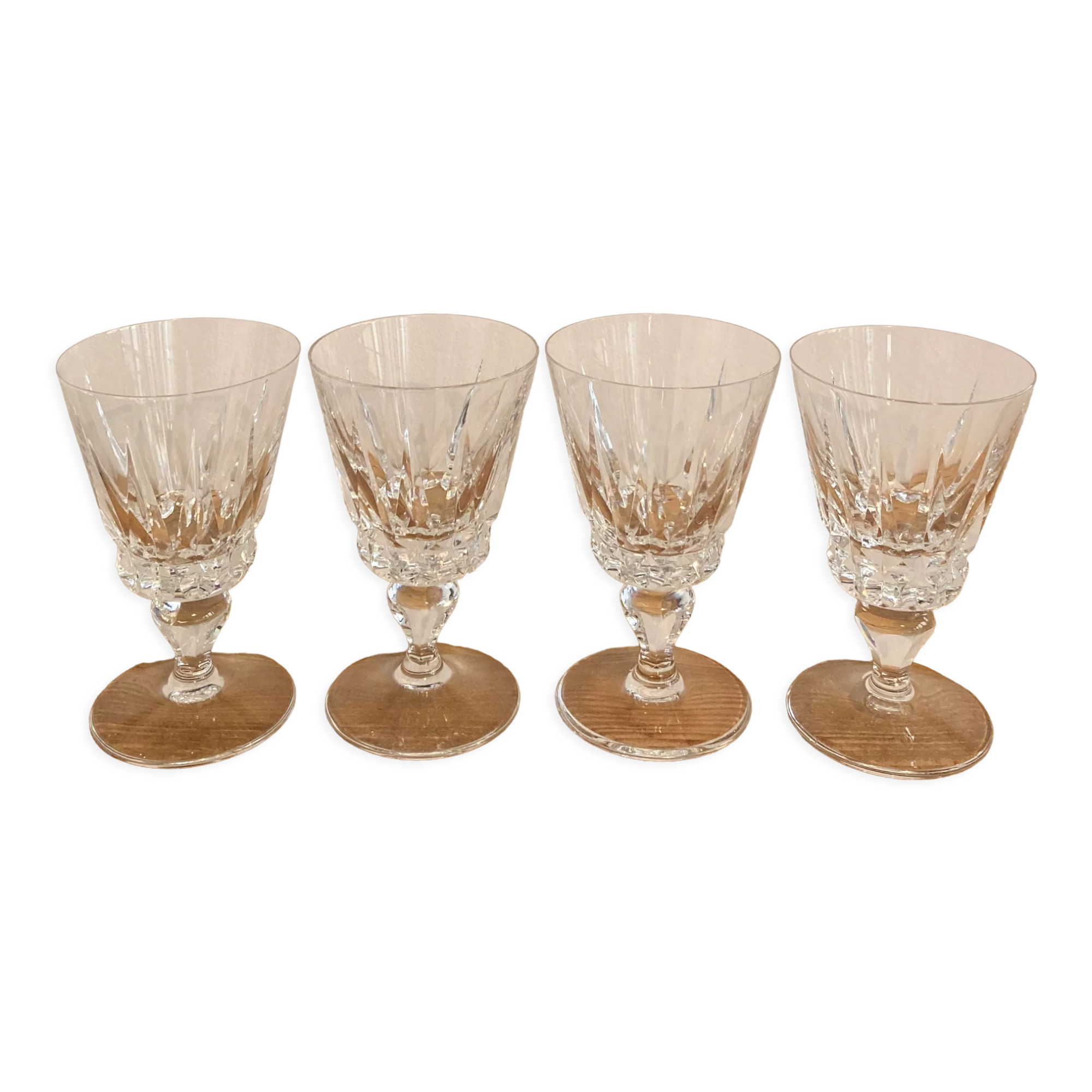 Set of 4 glasses wine Saint Louis model Guernsey