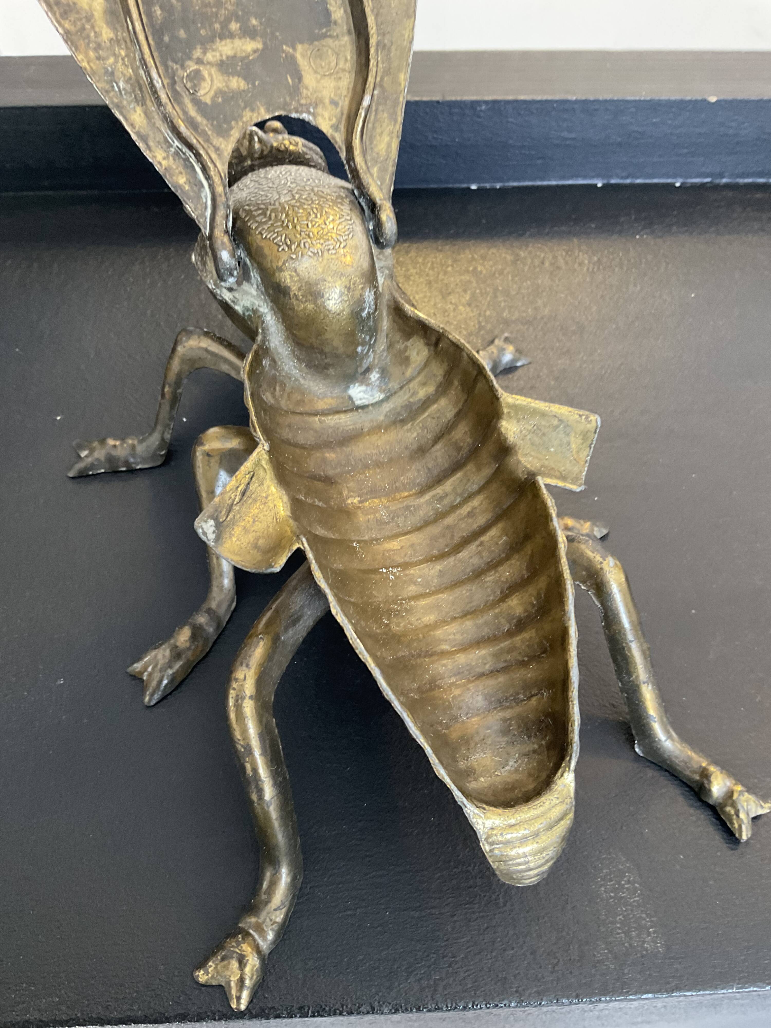 Vintage bronze fly ashtray Italy