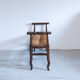 Banc en paille