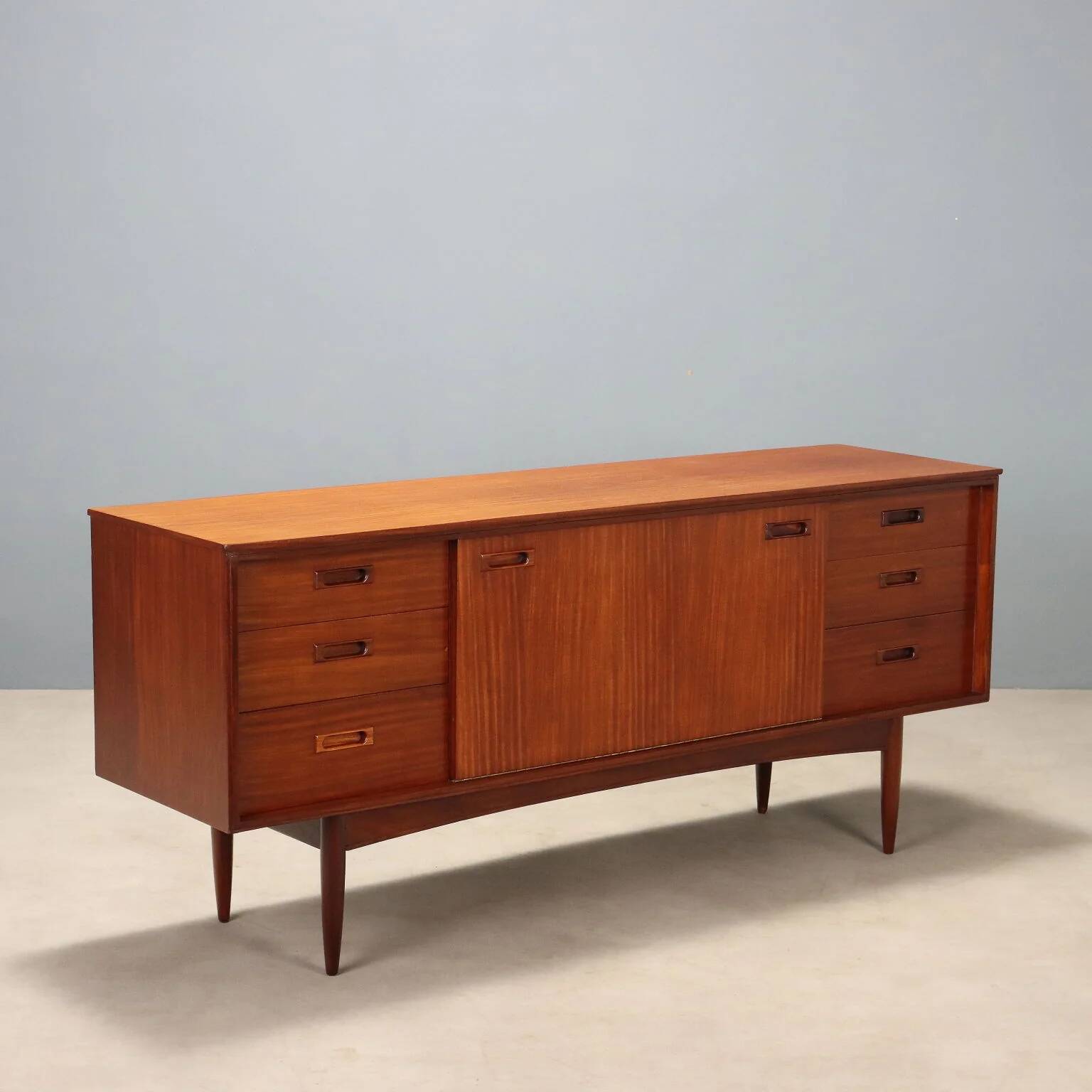 Vintage teak enfilade with drawers, United Kingdom, 1960s