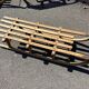 Sled large old alsace sleigh christmas decoration