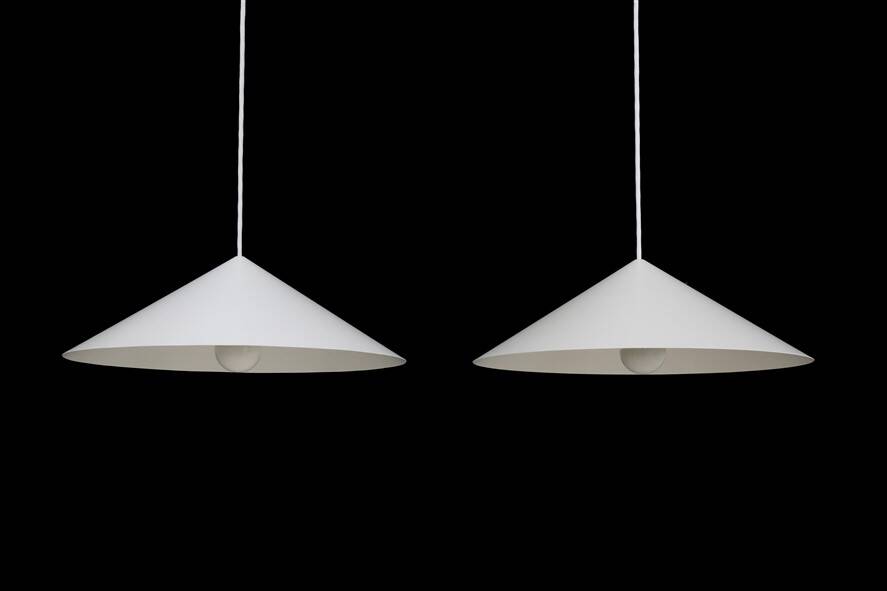 Postmodern Focus '1001' / 'Pendant No. 1' pendant lamp / Claus Bonderup / Torsten Thorup / 1970s / 1980s