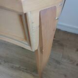 Original 1950s dressing table in light veneer wood
