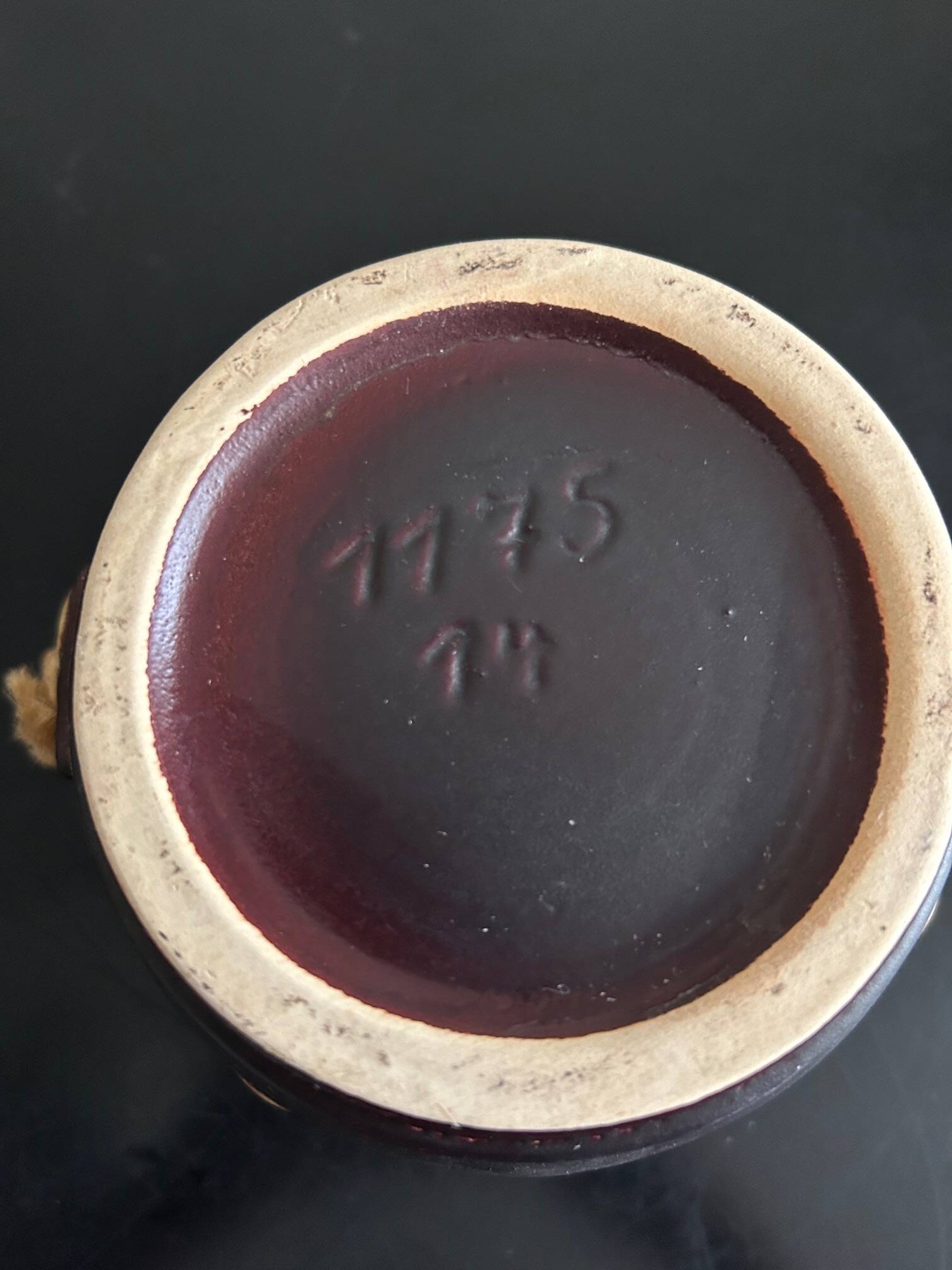 ceramic and rope pot cover