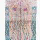 Tapis berbère pastel