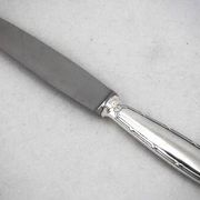 Christofle Rubans, 10 dessert knives, dessert, cheese, silver-plated metal.