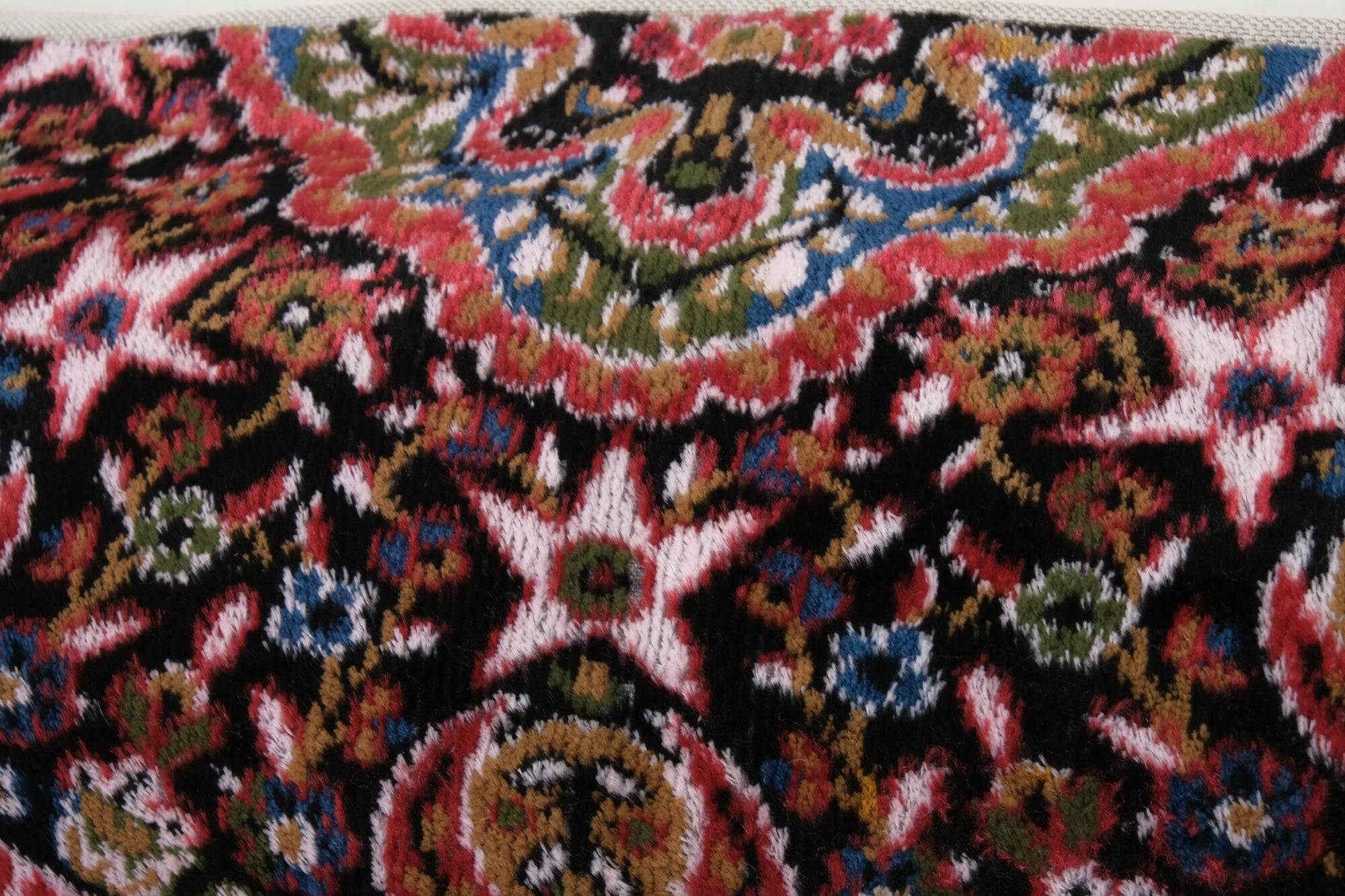 Vintage velvet cushion cover 46x97 cm