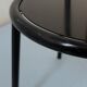 4 robert mallet-stevens black lacquered steel chairs, stamped rms ecart