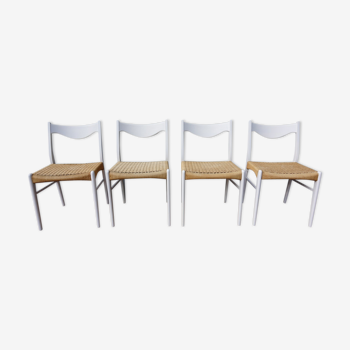 Set of 4 chairs Scandinavian by Peder Kristensen for Stolefabrik Glygore