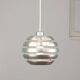 Vintage Italian Aluminum Beehive Pendant Lamp, 80s