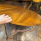 Table basse ronde vintage