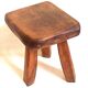 Brutalist tripod stool from the 1960s.