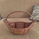 1960s wicker retro basket