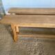 Pair of benches for rustic farmhouse table 1950