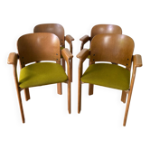 Set de 4 fauteuils par Bruno Rey pour Dietiker 1970