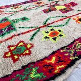 Tapis berbère marocain artisanal 203 x 104 CM