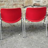 Set of 4 DSC 106 chairs by Giancarlo Piretti for Castelli
