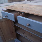 Parisian buffet in painted pine