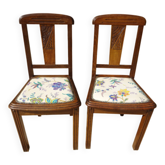 Chairs from the Robur factory, set of 2