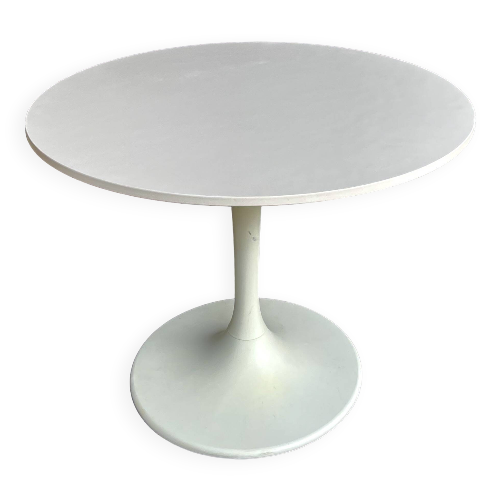 Indoor round table tulip, 1980s