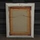 Watercolor on paper 1920 mountain village whitewashed frame