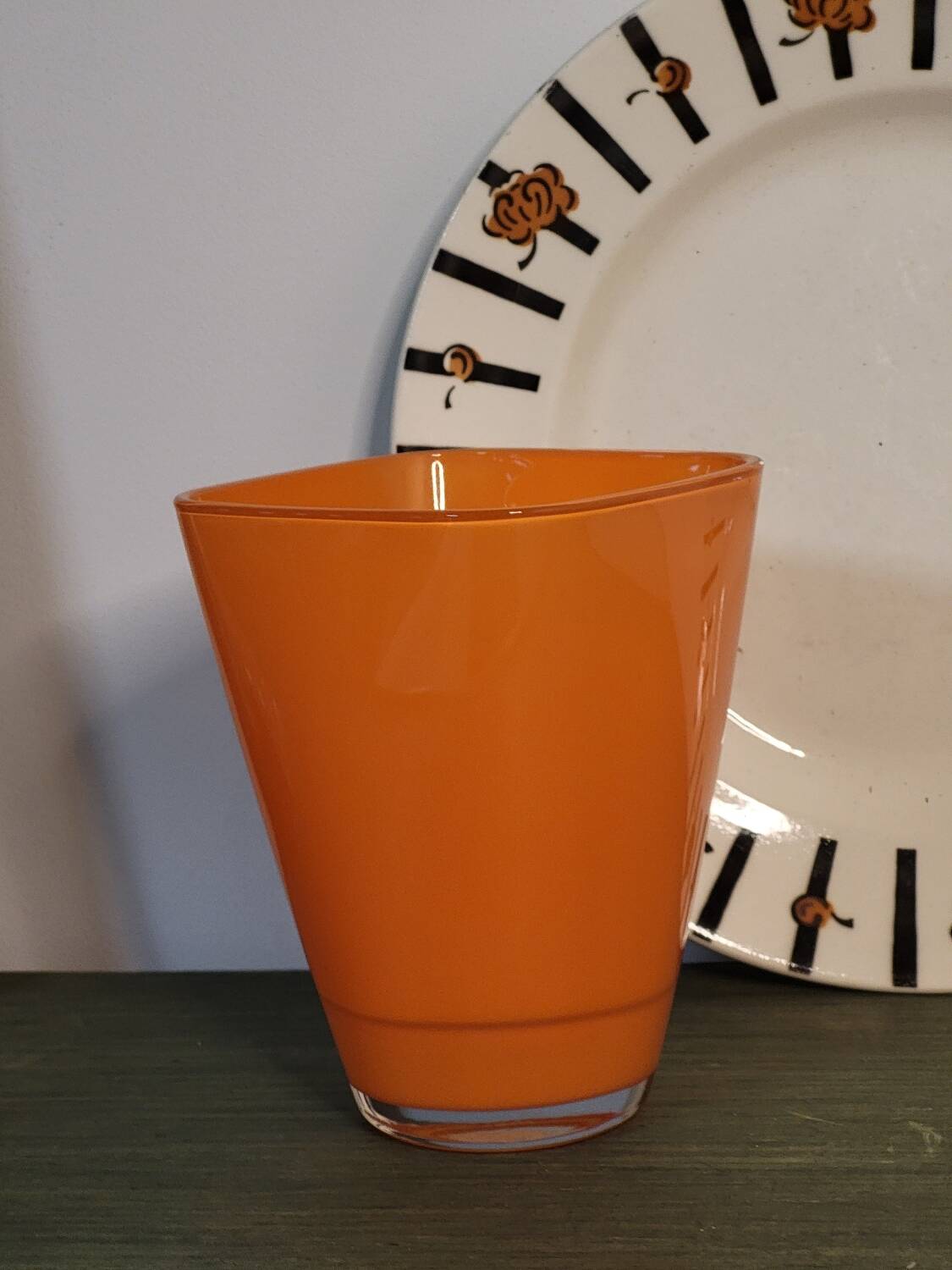 Orange vase