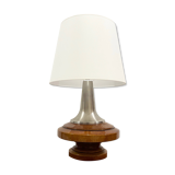 70s floor lamp in ceramic and chrome metal