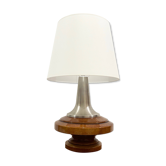 70s floor lamp in ceramic and chrome metal