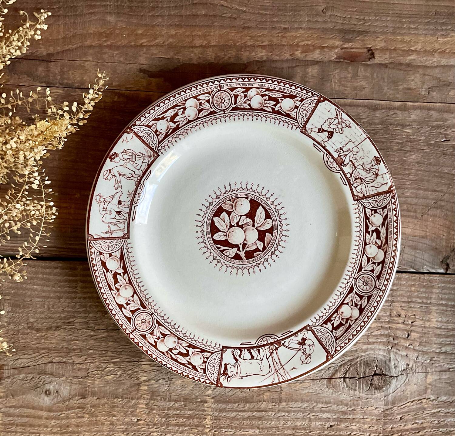 6 BROWNFIELD & SONS “Chelsea” England plates