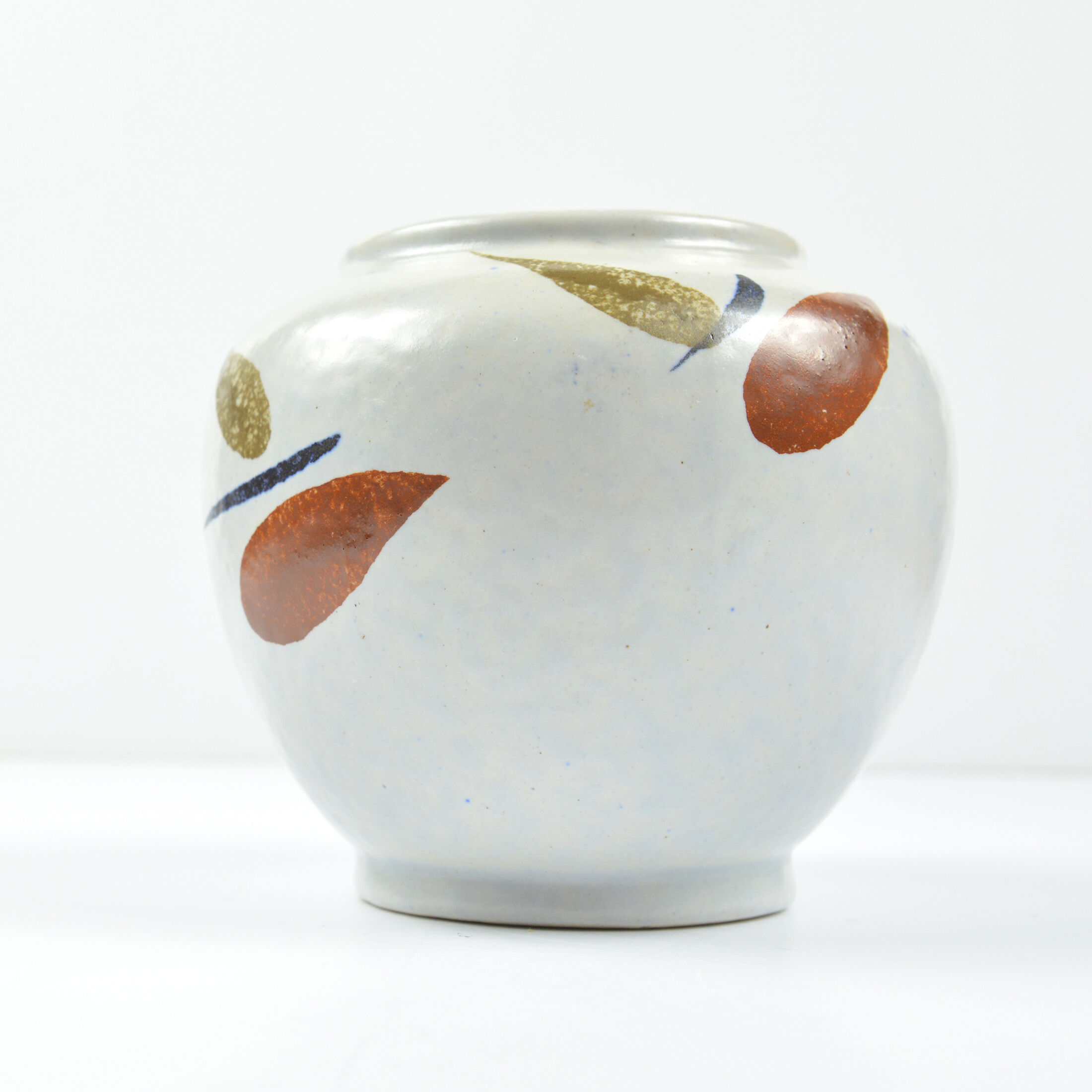 1960s mid-century modern ceramic vase, Silberdistel Zierkeramik, Germany