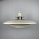 Large Danish BELID Pendant Light Model 75104, Cream