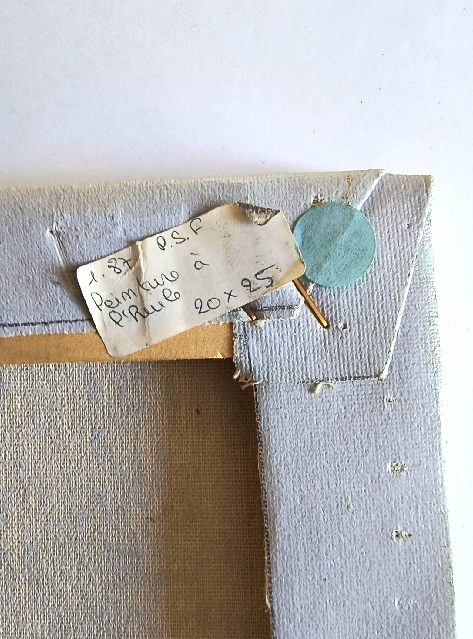 Antique oil painting. Country house - signed G. Monroe