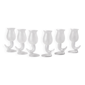 Set of 6 "Fish" glasses by Frank Gehry, Swid Powell, 1990