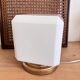 Cubic opaline table lamp