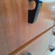 Vintage teak sideboard, large antique chest of drawers.