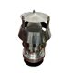 Chrome industrial lamp