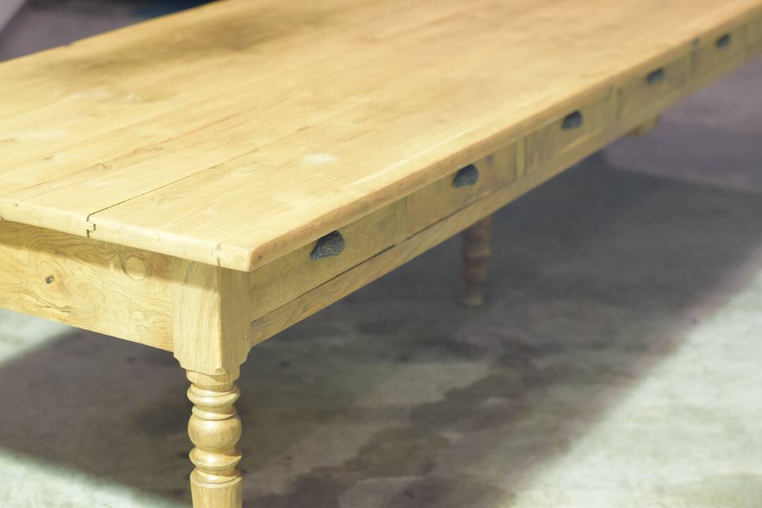 XXL oak trimmings table 1950